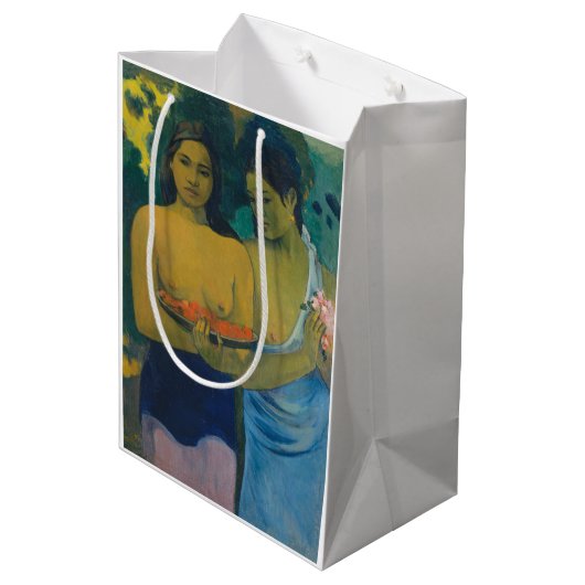 Paul Gauguin - Twee Tahitiaanse vrouwen Medium Cadeauzakje (Achterkant Gekanteld)