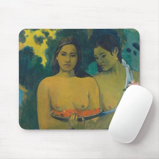 Paul Gauguin - Twee Tahitiaanse vrouwen Muismat (Met muis)