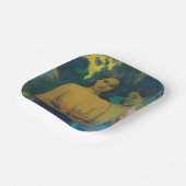 Paul Gauguin - Twee Tahitiaanse vrouwen Papieren Bordje (Gebogen)