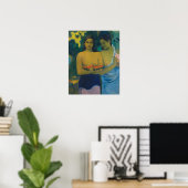 Paul Gauguin - Twee Tahitiaanse Vrouwen Poster (Thuiskantoor)