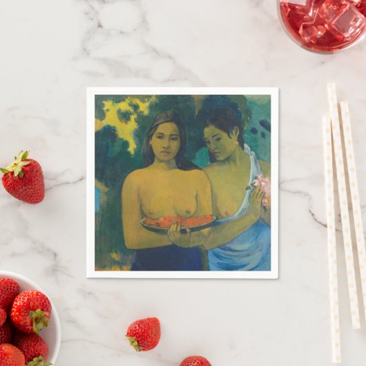 Paul Gauguin - Twee Tahitiaanse vrouwen Servet (Insitu)