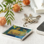 Paul Gauguin - Twee Tahitiaanse vrouwen Sleutelhanger (Zijkant)