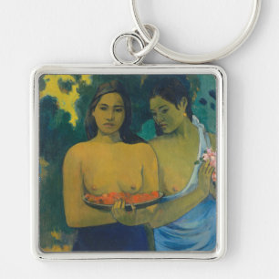 Paul Gauguin - Twee Tahitiaanse vrouwen Sleutelhanger