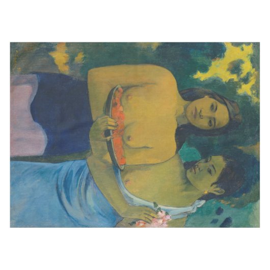 Paul Gauguin - Twee Tahitiaanse vrouwen Tafelkleed (Voorkant (Horizontaal))