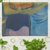 Paul Gauguin - Twee Tahitiaanse vrouwen Theedoek (Gevouwen)