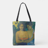 Paul Gauguin - Twee Tahitiaanse vrouwen Tote Bag (Achterkant)
