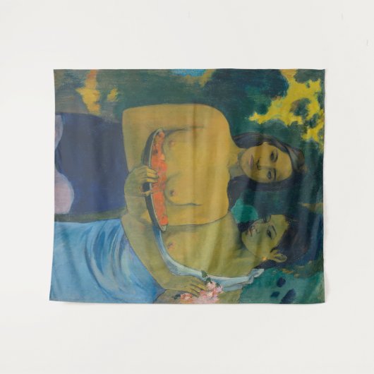 Paul Gauguin - Twee Tahitiaanse vrouwen Wandkleed (Voorkant (horizontaal))