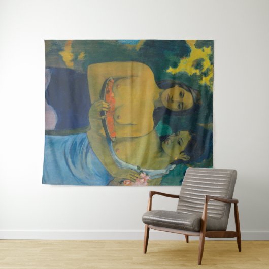 Paul Gauguin - Twee Tahitiaanse vrouwen Wandkleed (In Situ (horizontaal))