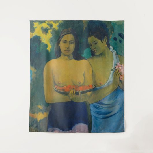 Paul Gauguin - Twee Tahitiaanse vrouwen Wandkleed (Voorkant)