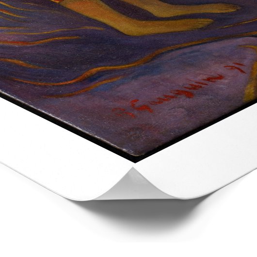 Paul Gauguin | Under the Pandanus, 1891 (oil on ca Poster (Hoek)