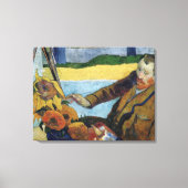  Paul Gauguin Van Gogh schildert zonnebloemen Canvas Afdruk (Voorkant)