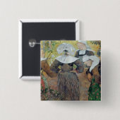 Paul Gauguin | Vier Bretonvrouwen, 1886 Vierkante Button 5,1 Cm (Voorkant /achterkant)