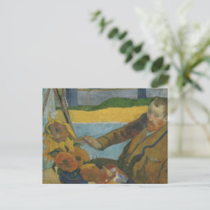 Paul Gauguin Vincent van Gogh schilderij zonnebloe Briefkaart