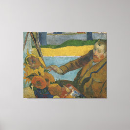 Paul Gauguin Vincent van Gogh schilderij zonnebloe Canvas Afdruk