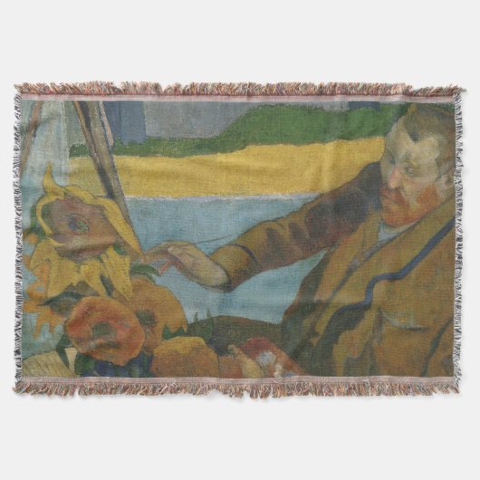 Paul Gauguin Vincent van Gogh schilderij zonnebloe Deken (Voorkant)