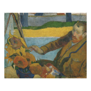 Paul Gauguin Vincent van Gogh schilderij zonnebloe Foto Afdruk