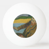 Paul Gauguin Vincent van Gogh schilderij zonnebloe Pingpongbal (Achterkant)