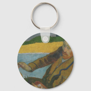 Paul Gauguin Vincent van Gogh schilderij zonnebloe Sleutelhanger