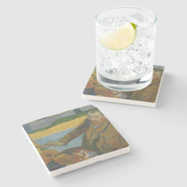 Paul Gauguin Vincent van Gogh schilderij zonnebloe Stenen Onderzetter