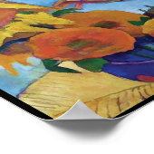 Paul Gauguin Vincent van Gogh schildert zonnebloem Poster (Hoek)