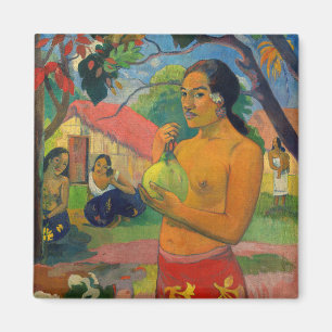 Paul Gauguin - Vrouw met een vrucht Magneet