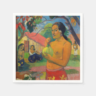 Paul Gauguin - Vrouw met een vrucht Servet
