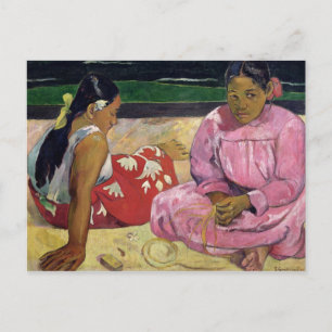Paul Gauguin   Vrouwen van Tahiti, op de strand, 1 Briefkaart