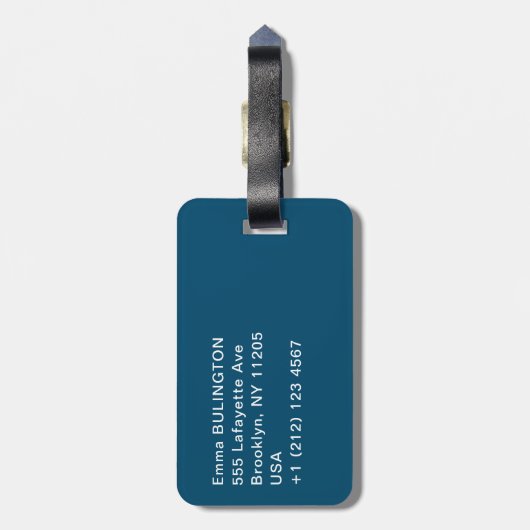 Paul Gauguin - Waar komen we vandaan? Bagagelabel (Achterkant verticaal)