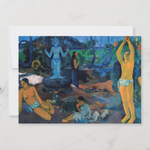 Paul Gauguin - Waar komen we vandaan? Bedankkaart