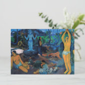 Paul Gauguin - Waar komen we vandaan? Bedankkaart (Staand voorkant)