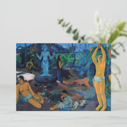 Paul Gauguin - Waar komen we vandaan? Bedankkaart (Staand voorkant)