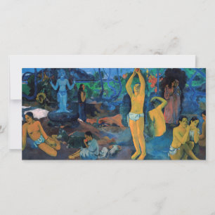 Paul Gauguin - Waar komen we vandaan? Bedankkaart