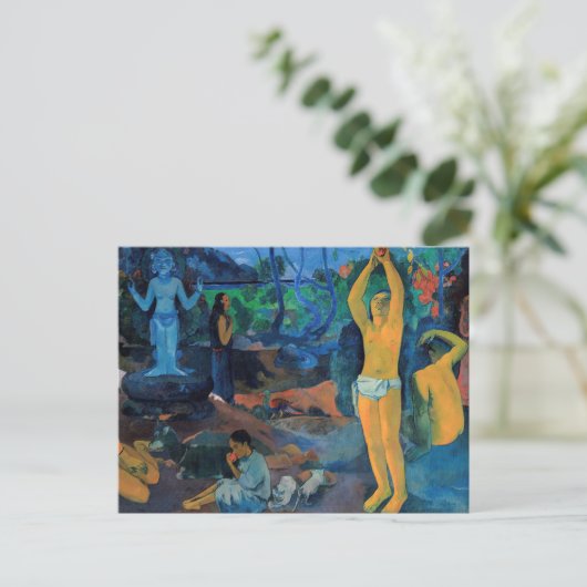 Paul Gauguin - Waar komen we vandaan? Briefkaart (Staand voorkant)