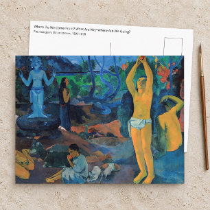 Paul Gauguin - Waar komen we vandaan? Briefkaart