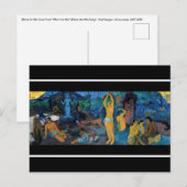 Paul Gauguin - Waar komen we vandaan? Briefkaart (Voorkant / Achterkant)