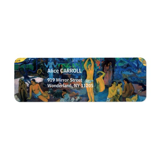 Paul Gauguin - Waar komen we vandaan? Etiket (Voorkant)