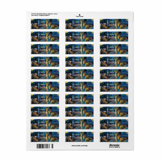 Paul Gauguin - Waar komen we vandaan? Etiket (Full Sheet)