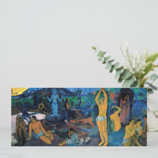 Paul Gauguin - Waar komen we vandaan? Kaart (Staand voorkant)