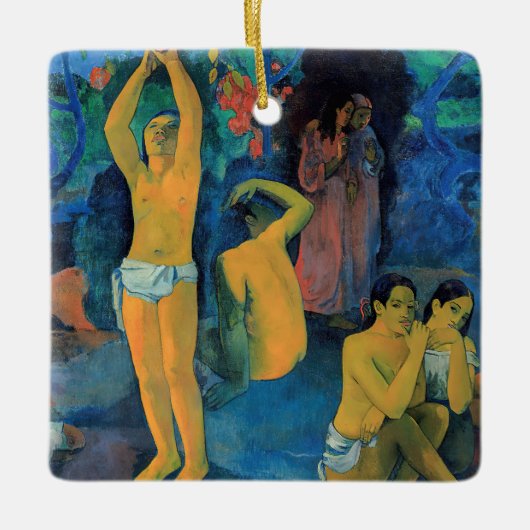 Paul Gauguin - Waar komen we vandaan? Keramisch Ornament (Voorkant)