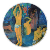 Paul Gauguin - Waar komen we vandaan? Keramische Knop (Voorkant)