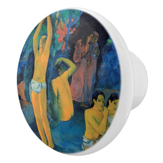 Paul Gauguin - Waar komen we vandaan? Keramische Knop (Rechts)