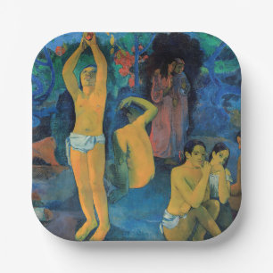 Paul Gauguin - Waar komen we vandaan? Papieren Bordje