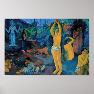 Paul Gauguin - Waar komen we vandaan? Poster