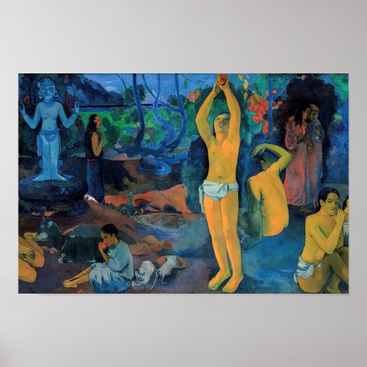 Paul Gauguin - Waar komen we vandaan? Poster (Voorkant)