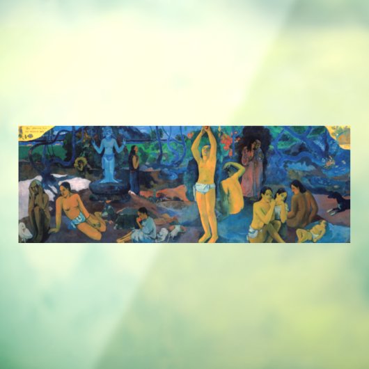Paul Gauguin - Waar komen we vandaan? Raamsticker (Vel 3)