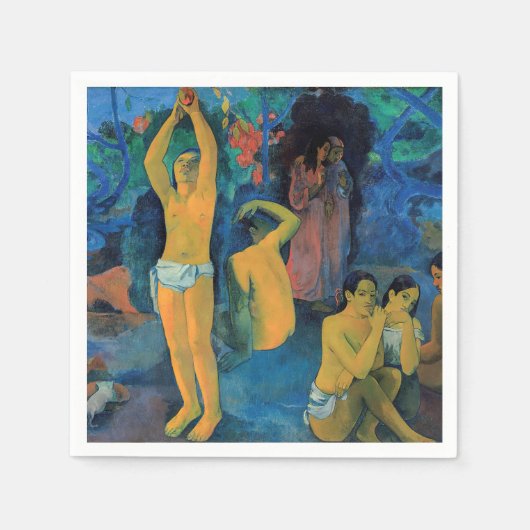 Paul Gauguin - Waar komen we vandaan? Servet (Voorkant)