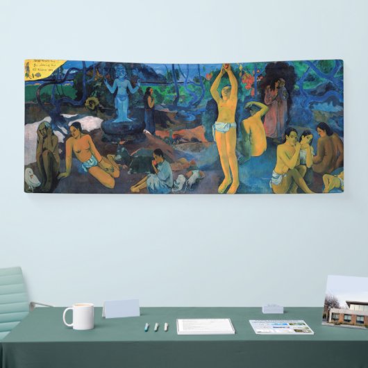 Paul Gauguin - Waar komen we vandaan? Spandoek (Beurs)