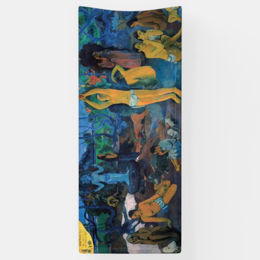 Paul Gauguin - Waar komen we vandaan? Spandoek (Verticaal)