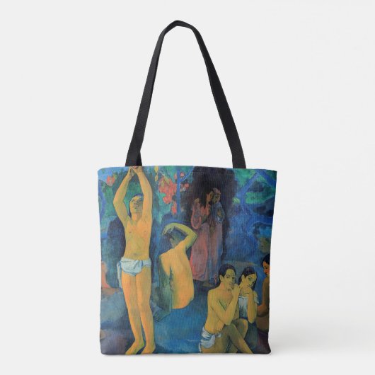 Paul Gauguin - Waar komen we vandaan? Tote Bag (Achterkant)