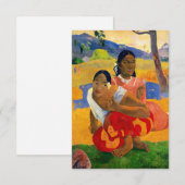 Paul Gauguin - Wanneer ga je trouwen? Bedankkaart (Voorkant / Achterkant)